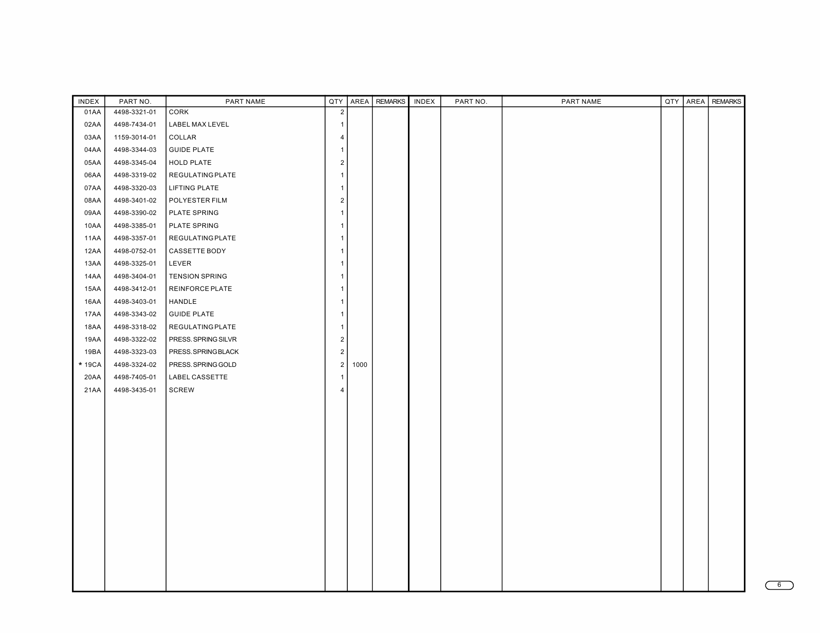 Konica-Minolta Options PF-108 110 Parts Manual-6